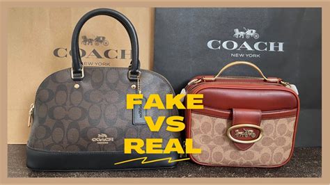 fake coach bag vs original|authentic coach purses.